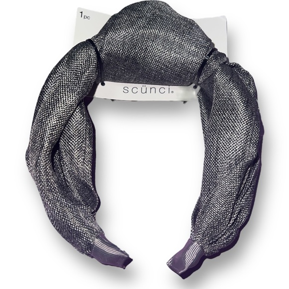 Scunci Gray Top Knot Headband - Picture 3 of 11